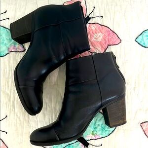Clarks Black Ankle Booties